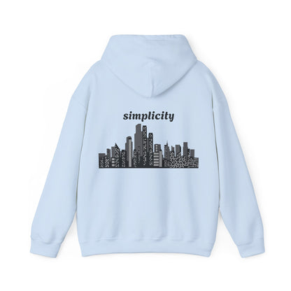 Simplicity legacy Adult hoodie Light Blue