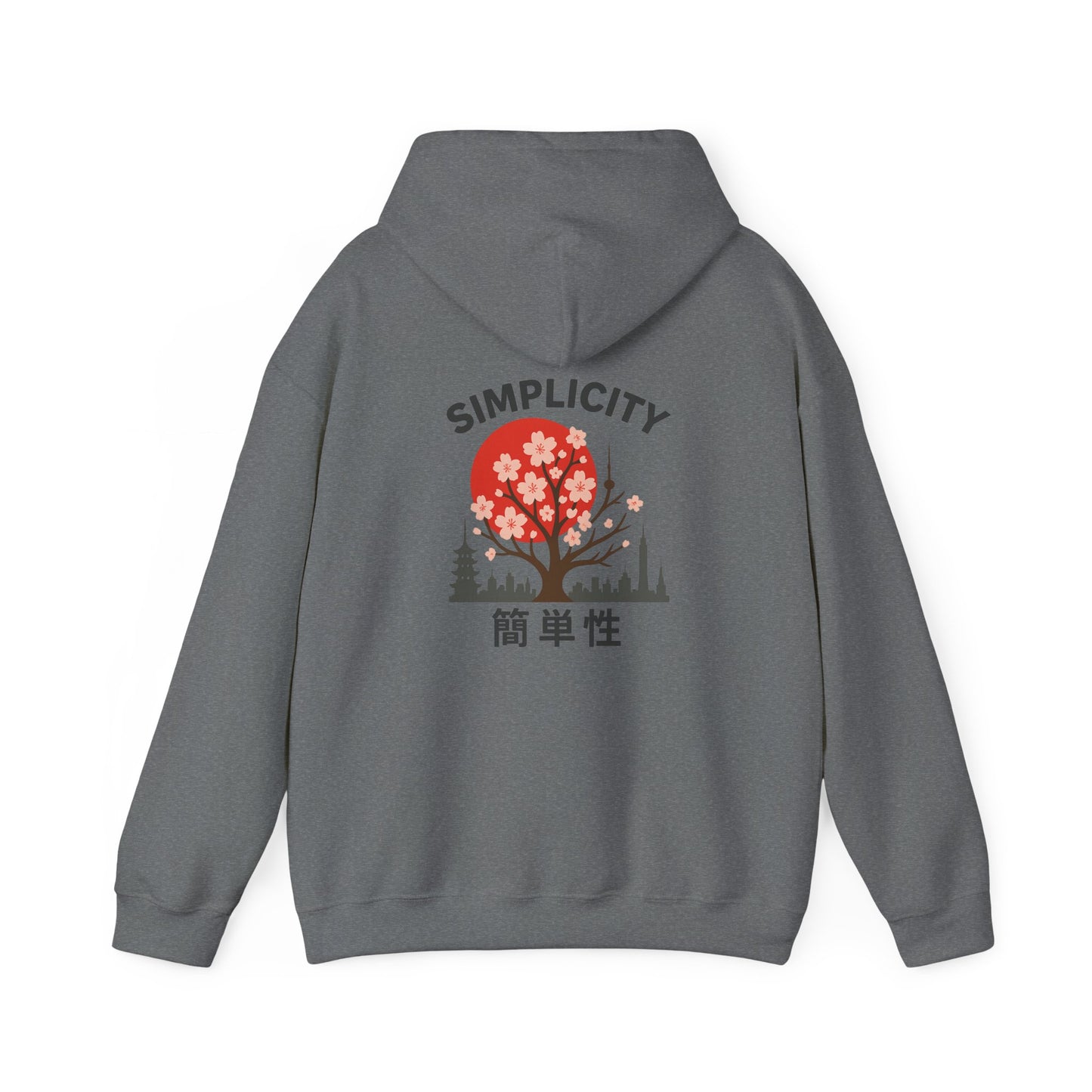 Simplicity Adult Blossom city Skyline hoodie