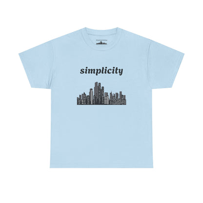 Simplicity legacy Adult T-shirt Light Blue