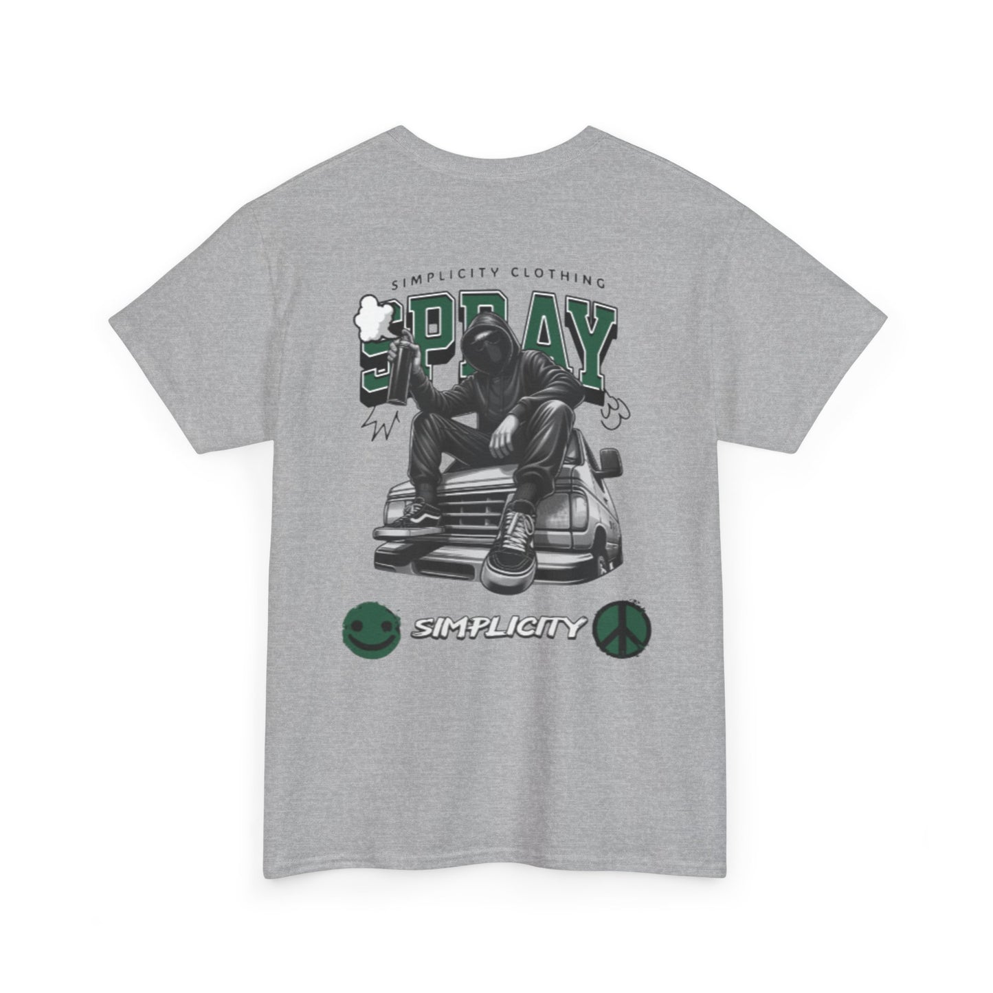 Simplicity Green Graffiti Adult Tee