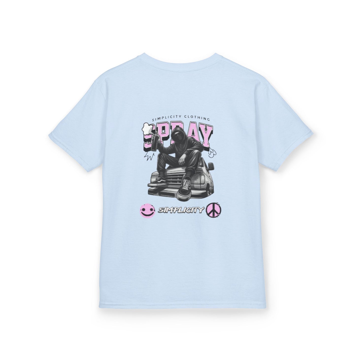Simplicity Pink Graffiti Kids Tee