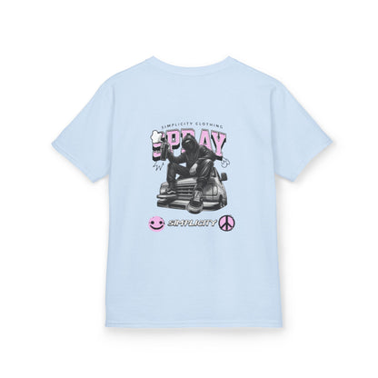Simplicity Pink Graffiti Kids Tee