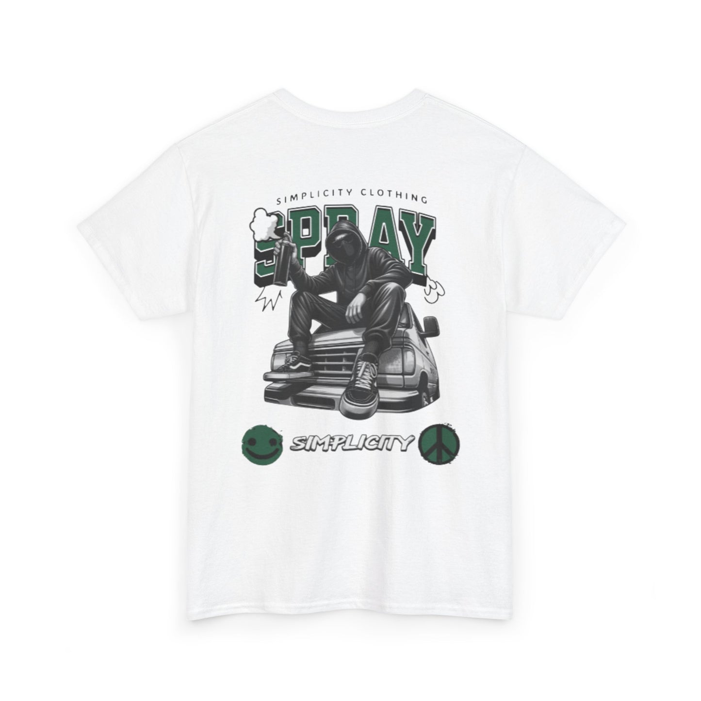 Simplicity Green Graffiti Adult Tee