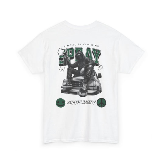 Simplicity Green Graffiti Adult Tee