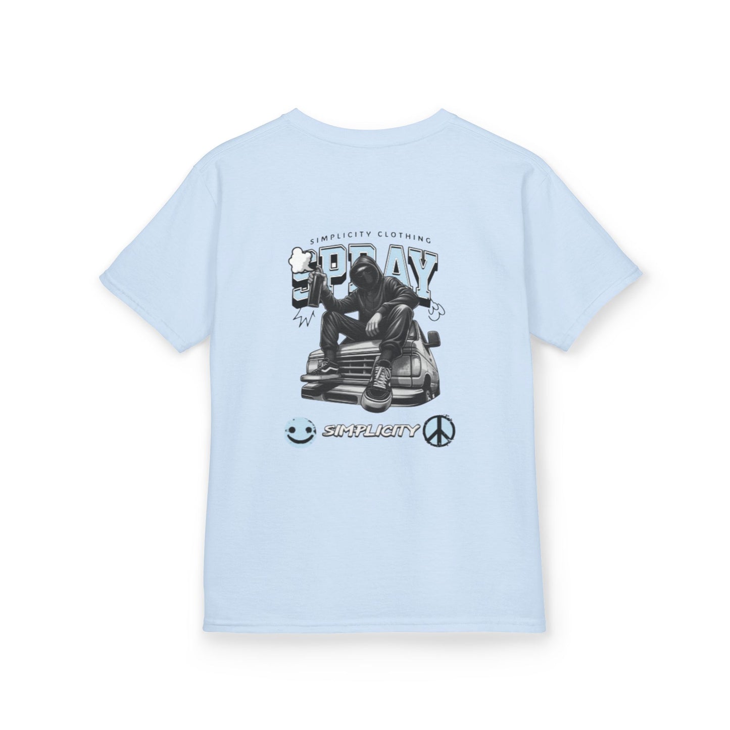 Simplicity Blue Graffiti Kids Tee