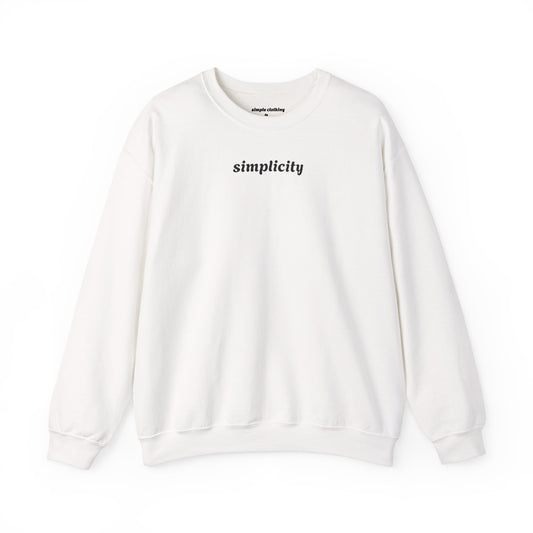 Simplicity legacy Adult Crewneck Sweatshirt