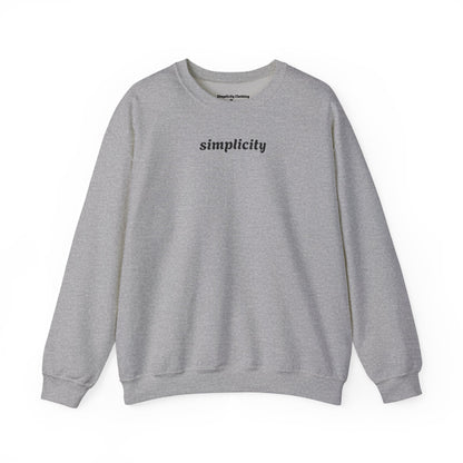 Simplicity legacy Adult Sweatshirt Sport Grey