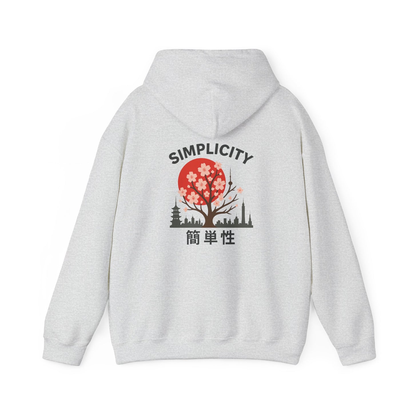 Simplicity Adult Blossom city Skyline hoodie