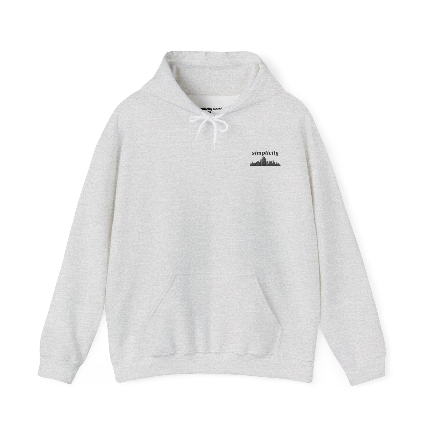 Simple skyline Adult Hoodie