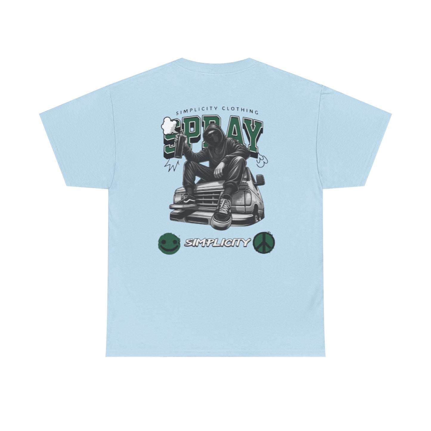 Simplicity Green Graffiti Adult Tee