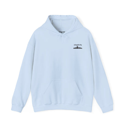 Simple skyline Adult Hoodie