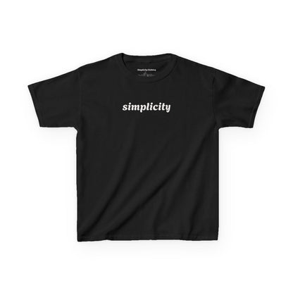 Pure Simplicity Kids T-shirt Black