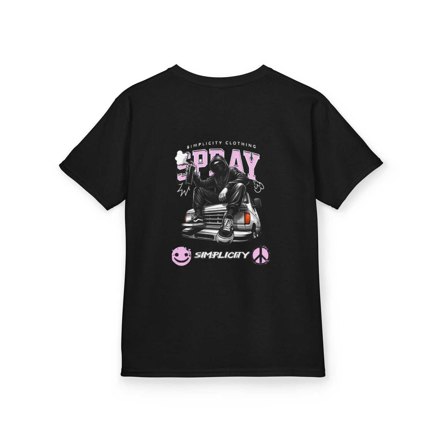 Simplicity Pink Graffiti Kids Tee