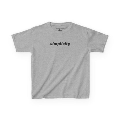Pure Simplicity Kids T-shirt Sport Grey