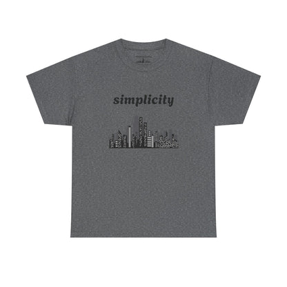 Simplicity legacy Adult T-shirt Graphite Heather