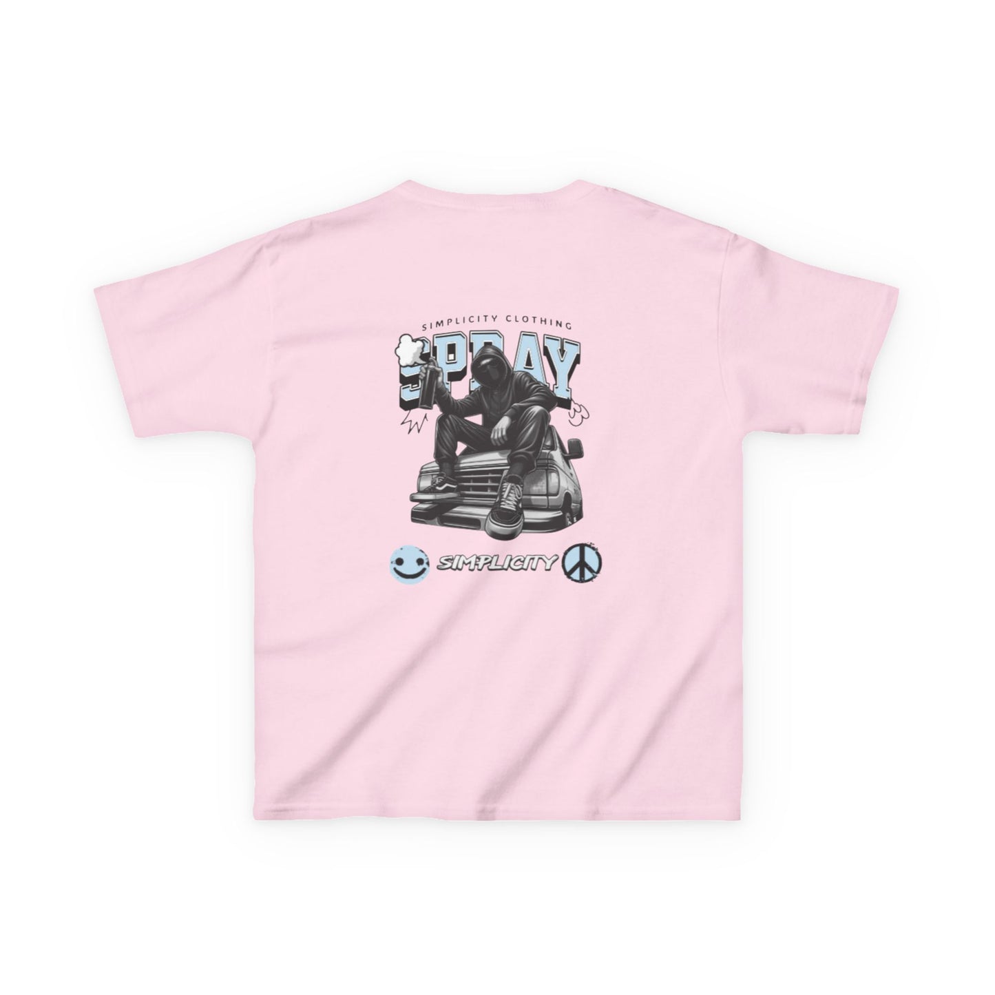 Simplicity Blue Graffiti Kids Tee