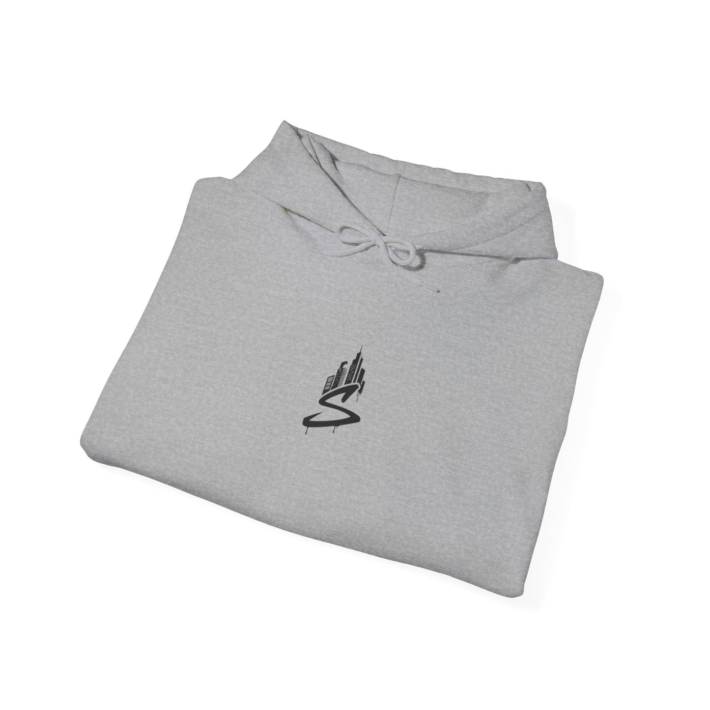 Simplicity Blue Graffiti Adult Hoodie