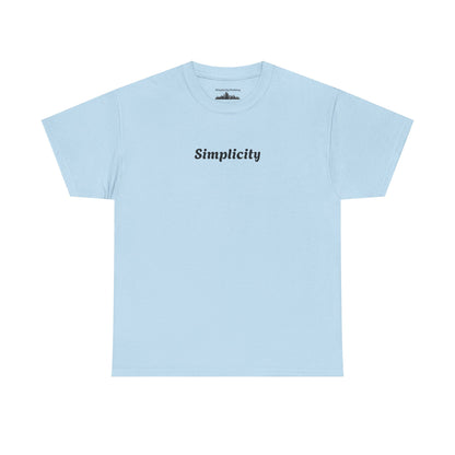 Pure Simplicity Adult T-shirt Light Blue