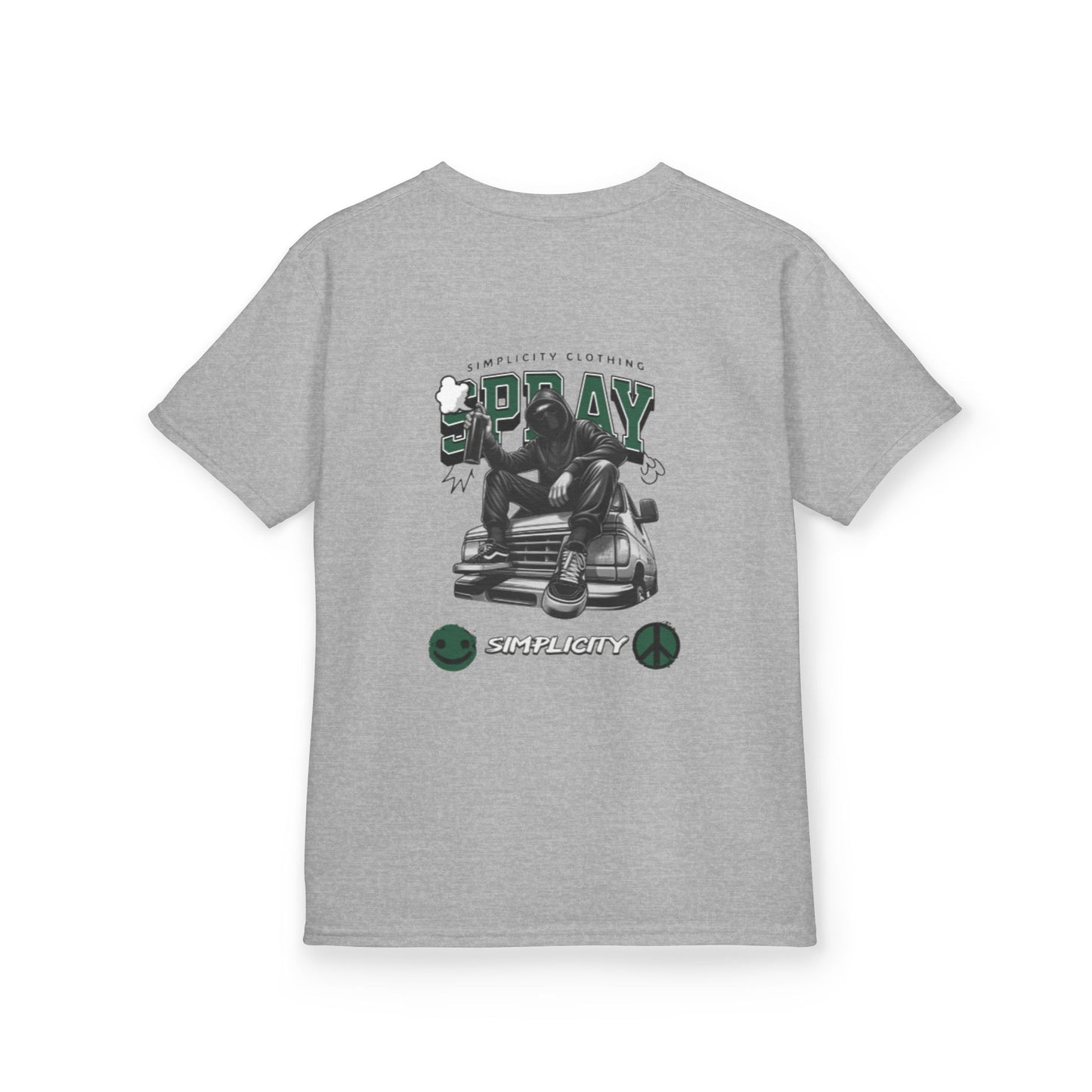 Simplicity Green Graffiti Kids Tee