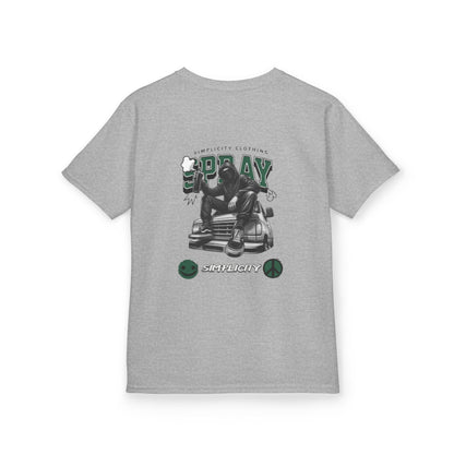 Simplicity Green Graffiti Kids Tee