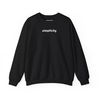 Simplicity legacy Adult Sweatshirt Black