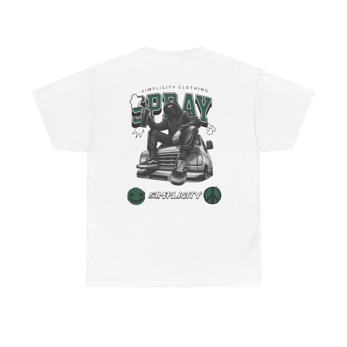 Simplicity Green Graffiti Adult Tee