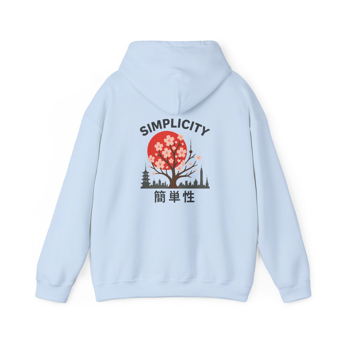 Simplicity Adult Blossom city Skyline hoodie