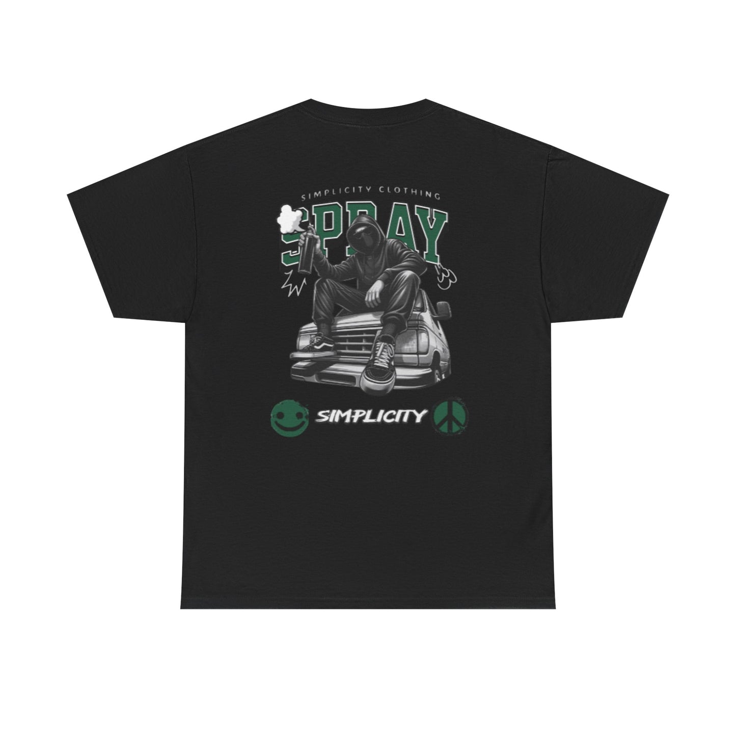 Simplicity Green Graffiti Adult Tee
