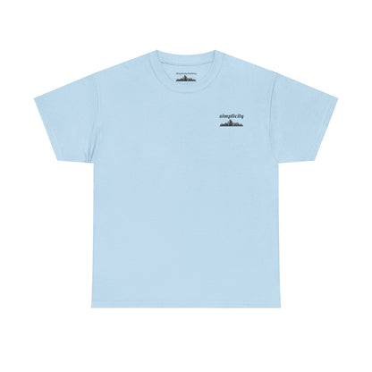 Simplicity urban essence Adult T-shirt Light Blue